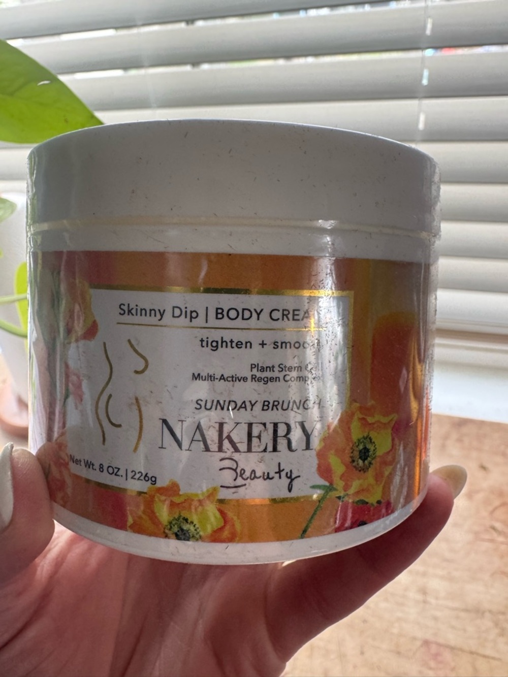 Nakery Beauty Skin Toning Body Butter in the scent "Sunday Brunch